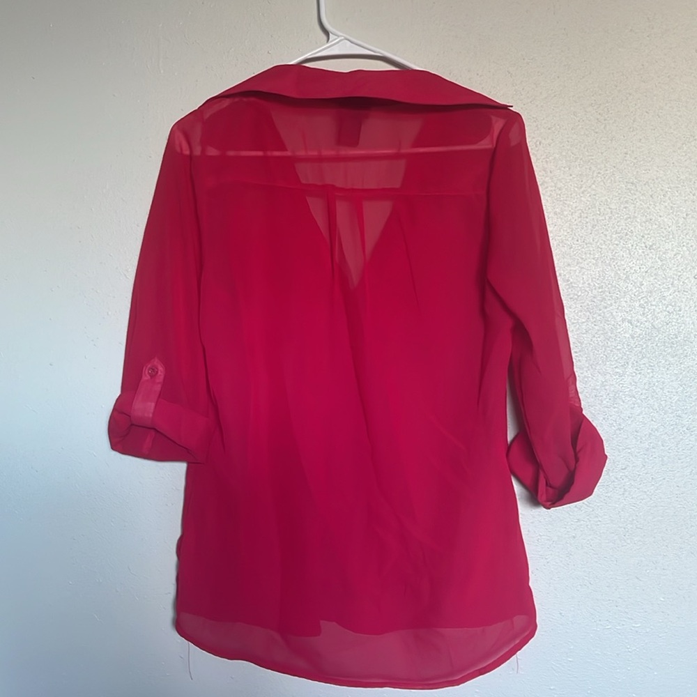 Pink/reddish blouse - Picture 2 of 2